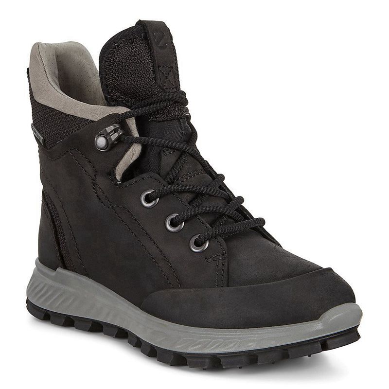 Kids Ecco Exostrike - Boots Black - India MJKTVP041